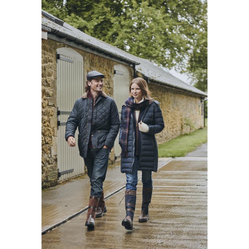 Dubarry Ballybrophy Ladies Down Coat - Navy - William Powell