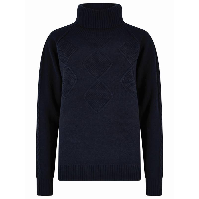 Dubarry Belleek Ladies Roll Neck Jumper - Navy - William Powell