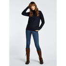 Dubarry Belleek Ladies Roll Neck Jumper - Navy - William Powell