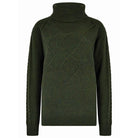 Dubarry Belleek Ladies Roll Neck Jumper - Olive - William Powell