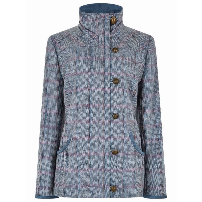 Dubarry Bracken Ladies Tweed Jacket - Denim Haze - William Powell