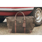 Dubarry Brittas Wax Cotton Holdall - Olive - William Powell