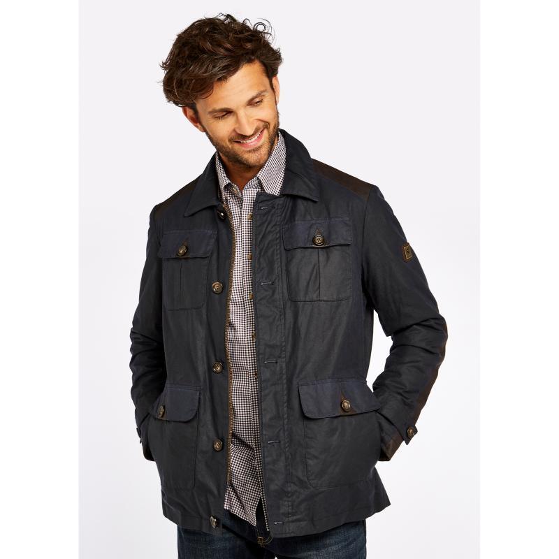 Dubarry Broadford Mens Waxed Jacket - Navy - William Powell