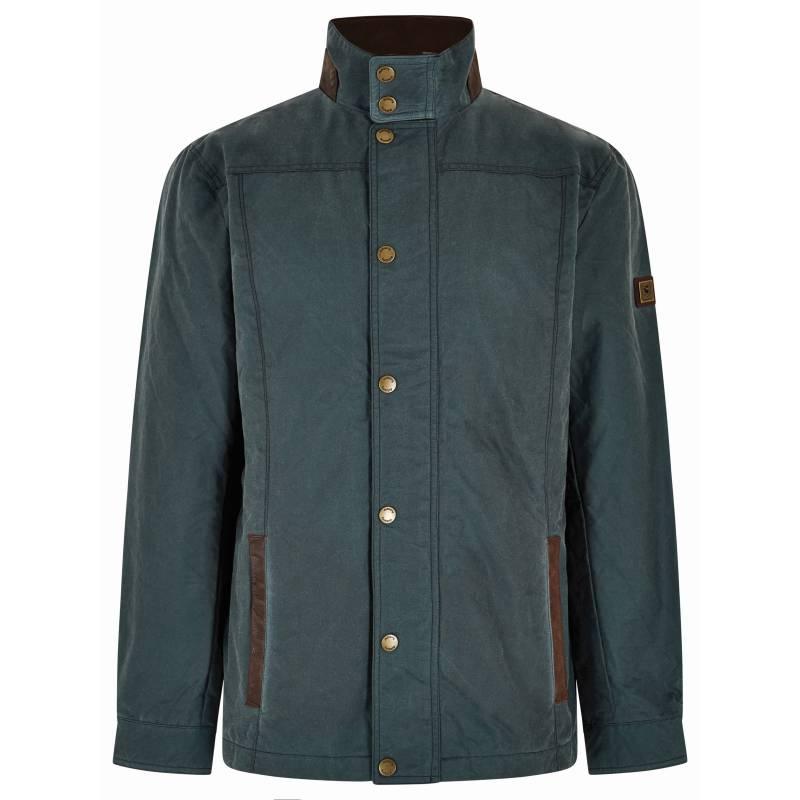 Dubarry Carrickfergus Mens Wax Jacket - Dark Pebble - William Powell