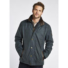 Dubarry Carrickfergus Mens Wax Jacket - Dark Pebble - William Powell