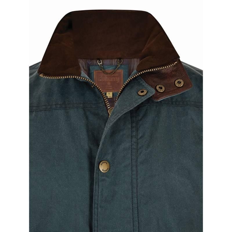 Dubarry Carrickfergus Mens Wax Jacket - Dark Pebble - William Powell