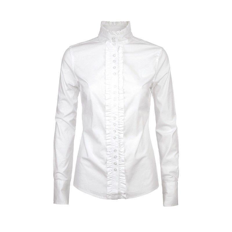 Dubarry Chamomile Ruffle Detail Shirt - White - William Powell