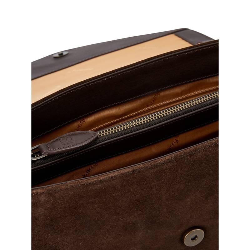 Dubarry Christchurch Suede/Leather Ladies Handbag - Cigar - William Powell