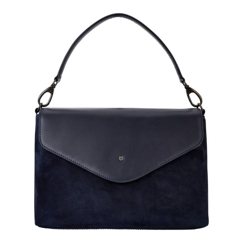Dubarry Christchurch Suede/Leather Ladies Handbag - French Navy - William Powell