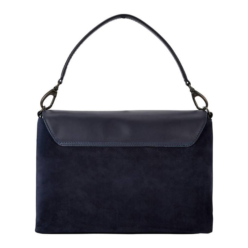 Dubarry Christchurch Suede/Leather Ladies Handbag - French Navy - William Powell