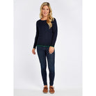 Dubarry Clifton Ladies Knitted Sweater - Navy - William Powell