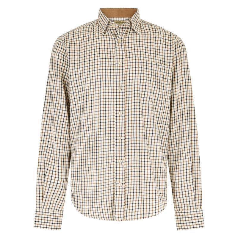 Dubarry Connell Mens Tattersall Shirt - Harvest Gold - William Powell