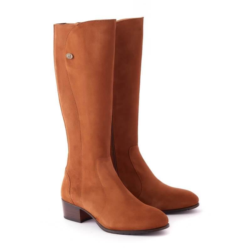 Dubarry Downpatrick Ladies Knee High Boot - Camel - William Powell