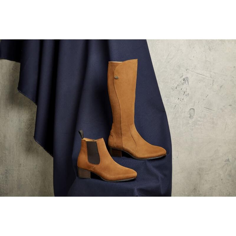 Dubarry Downpatrick Ladies Knee High Boot - Camel - William Powell