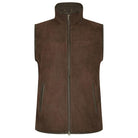 Dubarry Dunhill Mens Leather Gilet - Walnut - William Powell