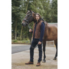 Dubarry Dunhill Mens Leather Gilet - Walnut - William Powell