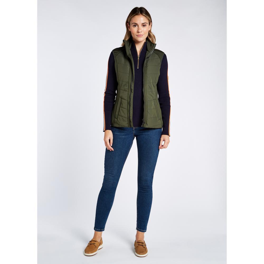 Dubarry Foyle Hybrid Ladies Primaloft Gilet - Pesto - William Powell