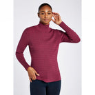 Dubarry Hacketstown Ladies Roll Neck Jumper - Currant - William Powell