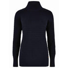 Dubarry Hacketstown Ladies Roll Neck Jumper - Navy - William Powell