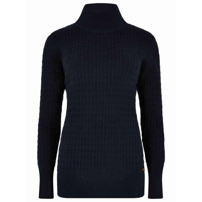 Dubarry Hacketstown Ladies Roll Neck Jumper - Navy - William Powell