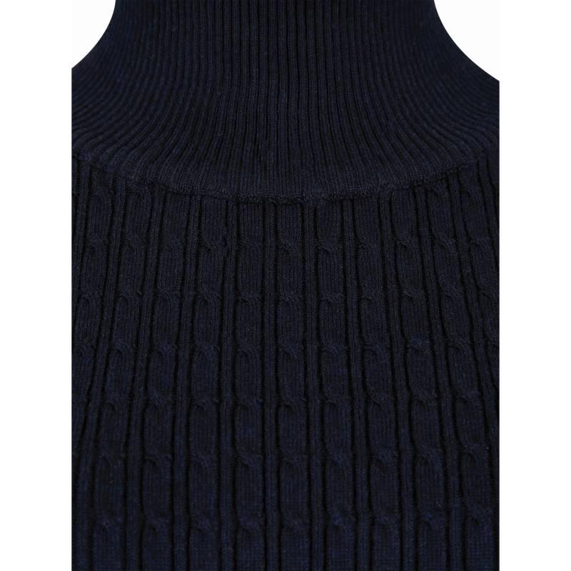 Dubarry Hacketstown Ladies Roll Neck Jumper - Navy - William Powell