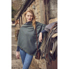 Dubarry Hazelwood Tweed Poncho - Mist - William Powell