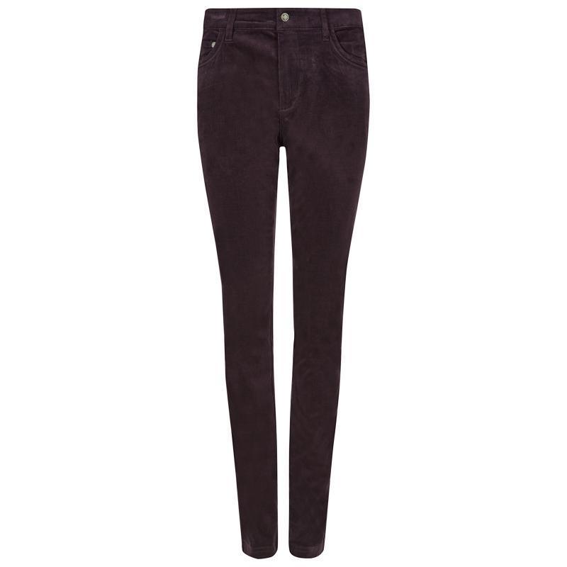 Dubarry Honeysuckle Ladies Stretch Pincord Jeans - Plum - William Powell