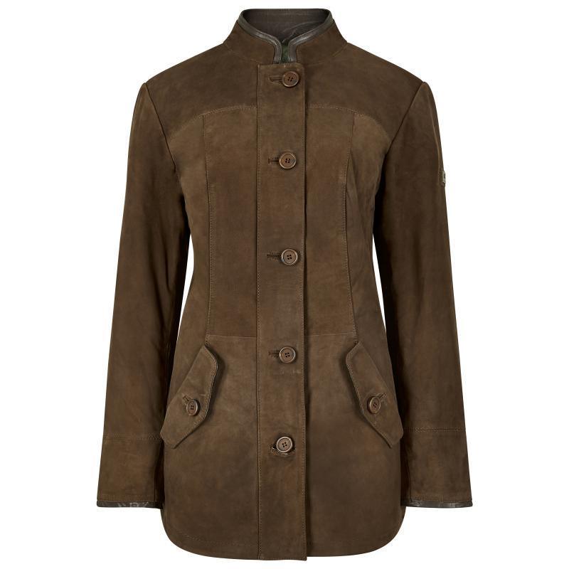 Dubarry Joyce Ladies Leather Jacket - Walnut - William Powell