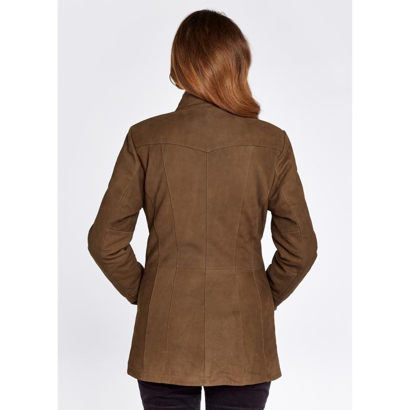 Dubarry Joyce Ladies Leather Jacket - Walnut - William Powell