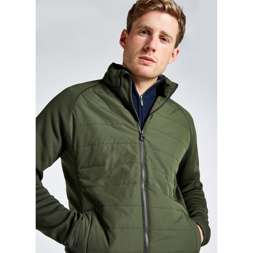 Dubarry Liffey Hybrid Mens Primaloft Jacket - Pesto - William Powell