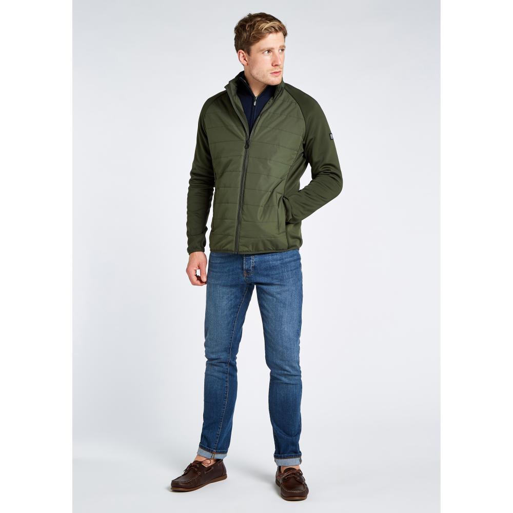 Dubarry Liffey Hybrid Mens Primaloft Jacket - Pesto - William Powell