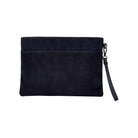 Dubarry Millymount Suede Ladies Clutch Bag - French Navy - William Powell