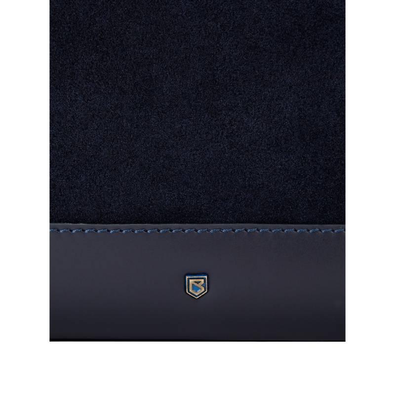 Dubarry Millymount Suede Ladies Clutch Bag - French Navy - William Powell