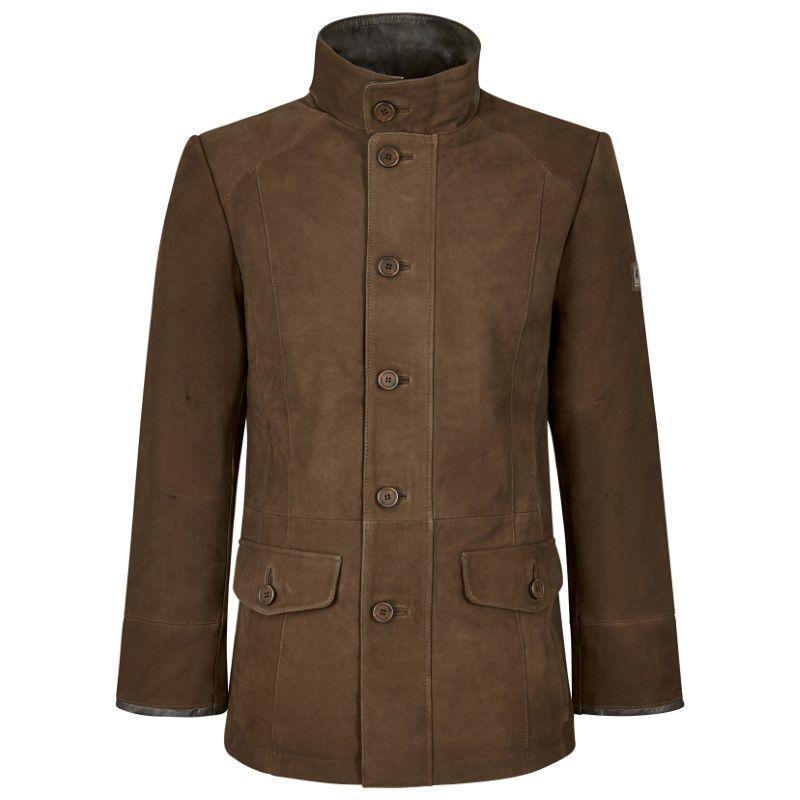 Dubarry Moore Leather Jacket - Walnut - William Powell