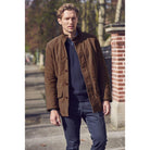 Dubarry Moore Leather Jacket - Walnut - William Powell