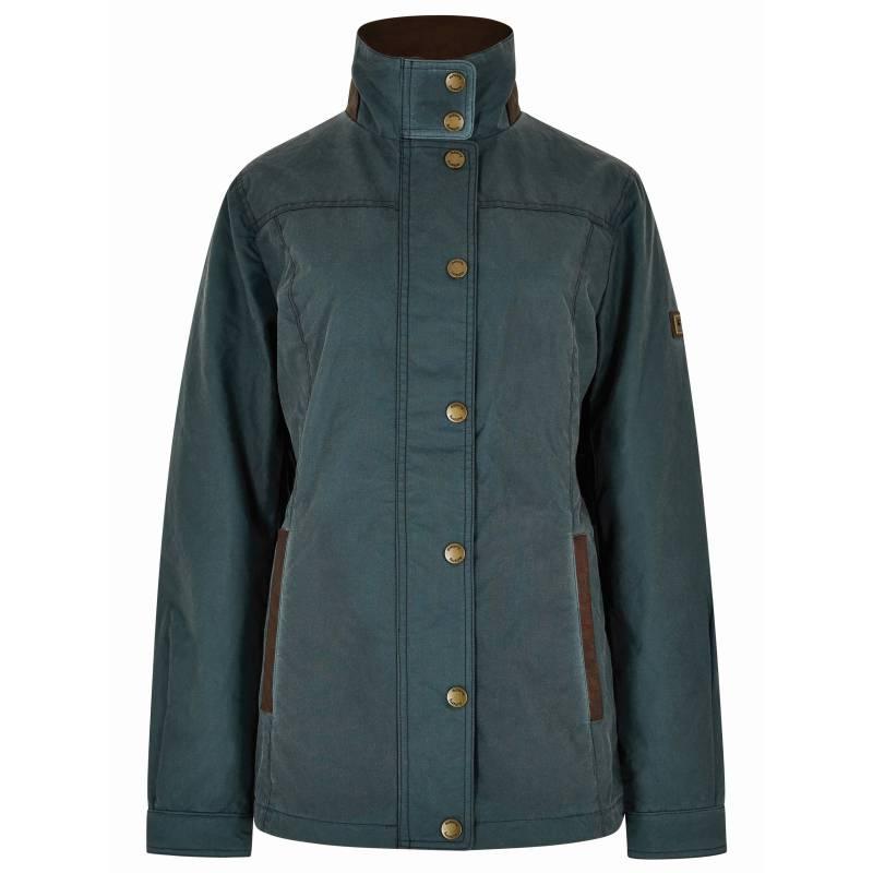 Dubarry Mountrath Ladies Waxed Jacket - Dark Pebble - William Powell