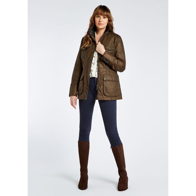 Dubarry Munsboro Ladies Waxed Jacket - Ginger - William Powell