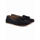 Dubarry Rosslare Ladies Moccasin Slippers - French Navy - William Powell