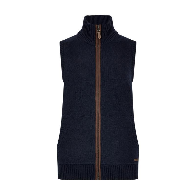 Dubarry Sheedy Ladies Wool Blend Gilet - Navy - William Powell