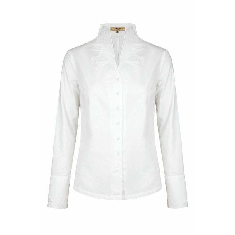 Dubarry Snowdrop Ladies Portrait Collar Shirt - White - William Powell