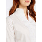 Dubarry Snowdrop Ladies Portrait Collar Shirt - White - William Powell