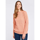 Dubarry Tallanstown Ladies Funnel Neck Jumper - Apricot - William Powell