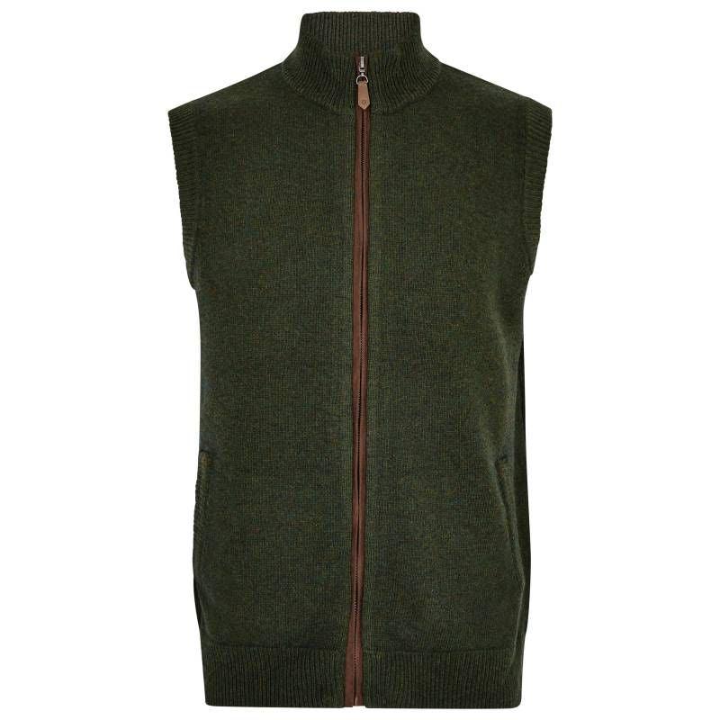 Dubarry Upperwood Mens Wool Blend Gilet - Olive - William Powell