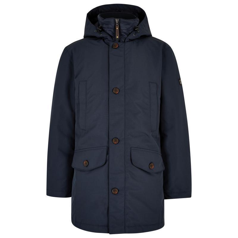 Dubarry Urlingford Mens Down Hooded Parka - Navy - William Powell