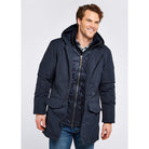 Dubarry Urlingford Mens Down Hooded Parka - Navy - William Powell