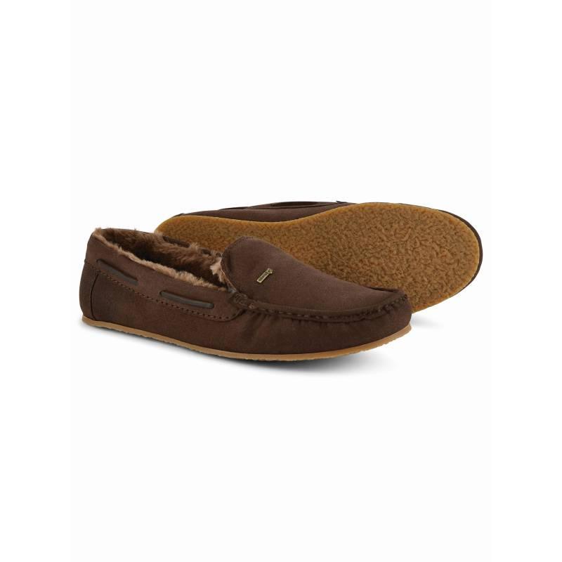 Dubarry Ventry Mens Moccasin Slippers - Cigar - William Powell