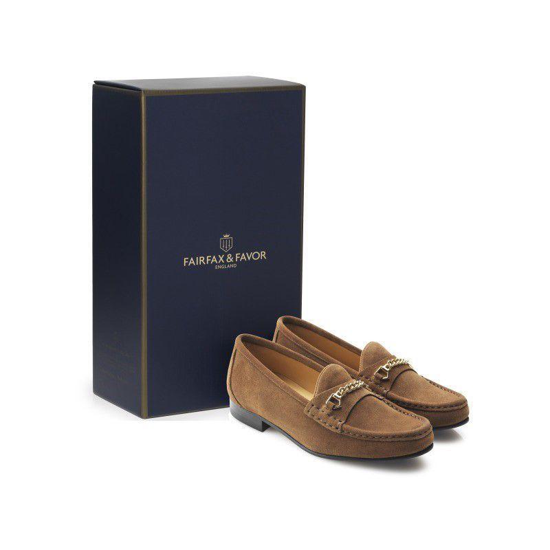 Fairfax & Favor Apsley Suede Loafer - Tan - William Powell
