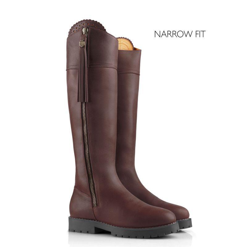 Fairfax & Favor Explorer Waterproof Narrow Fit Boots - Mahogany - William Powell