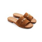 Fairfax & Favor Heacham Ladies Slider- Tan - William Powell