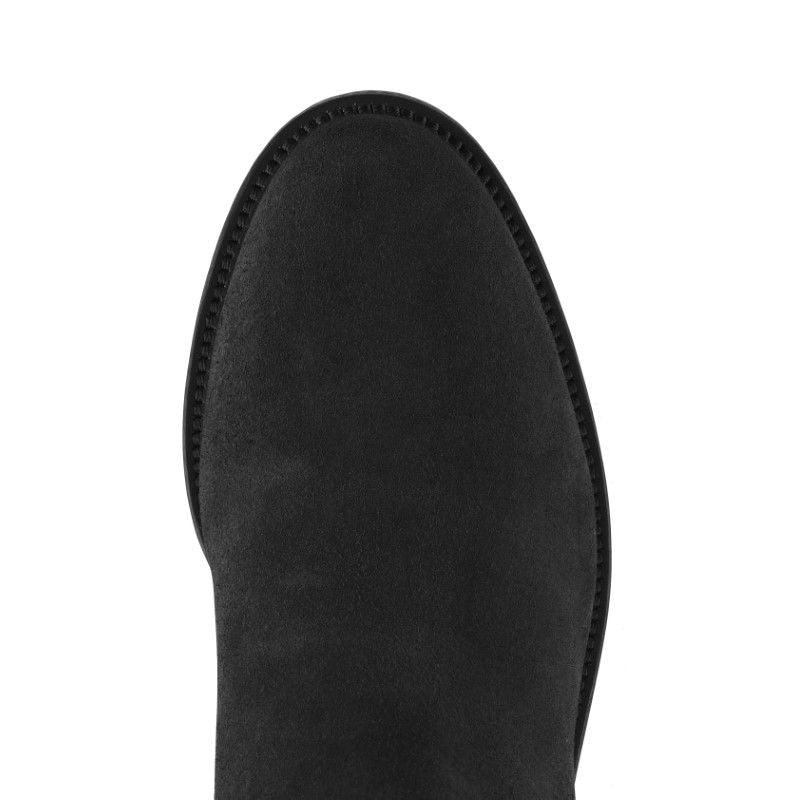 Fairfax & Favor Heeled Regina Ladies Suede Boot - Black - William Powell